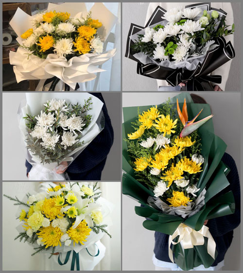 广东汕头市潮南区井都镇神山社区白事花束代送